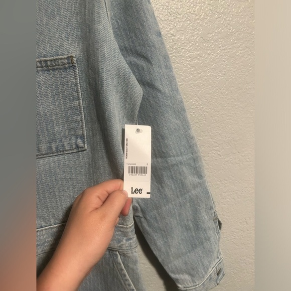 NEW free people Lee Vintage Modern Union Alls Coveralls Jumpsuit Light Wash - Picture 10 of 13